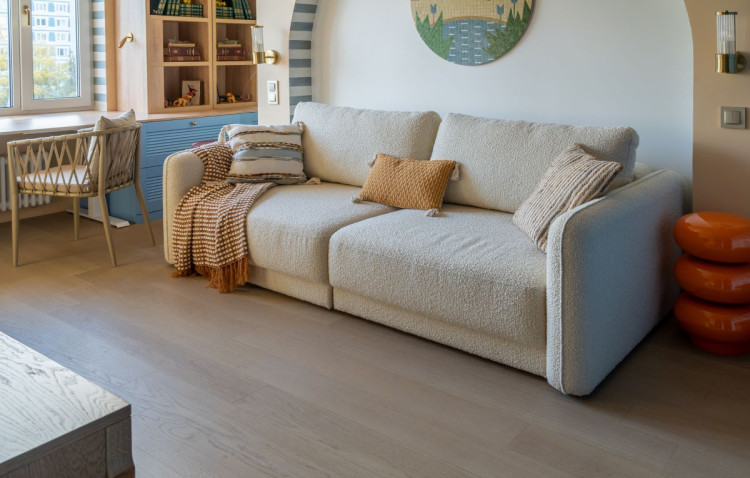 Кварцевый паркет Quartz Parquet Классик Дуб Хельсинки 1258-58 5/0,6 мм