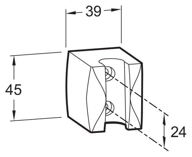 Держатель ручного душа Jacob Delafon E75063-CP