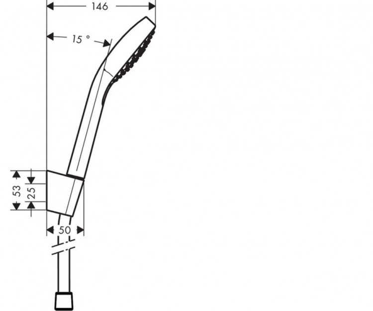 Душевой гарнитур Hansgrohe Croma Select S 26421400