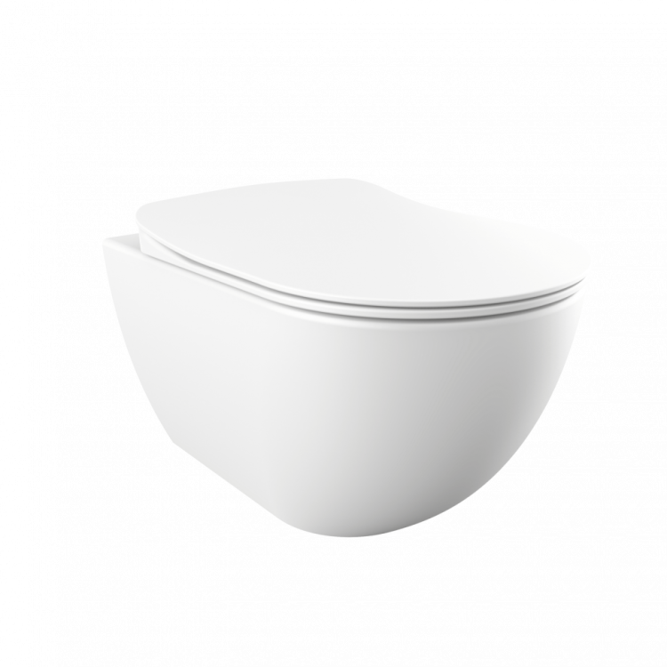 CREAVIT FREE Унитаз подвесной с биде БЕЛЫЙ МАТОВЫЙ