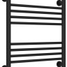 Полотенцесушитель водяной Сунержа Богема+ прямая 500х500 Матовый чёрный