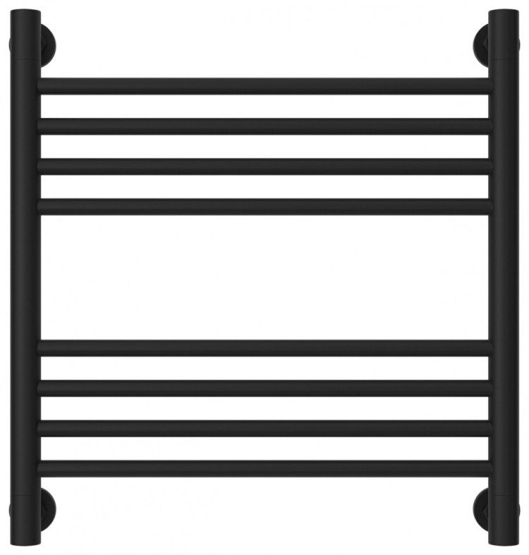 Полотенцесушитель водяной Сунержа Богема+ прямая 500х500 Матовый чёрный