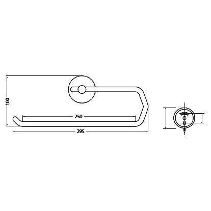Полотенцедержатель Bemeta Omega 146403152