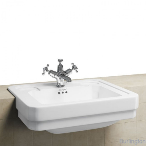 Полувстраиваемая раковина на 1 или 2 отверстия [B12]