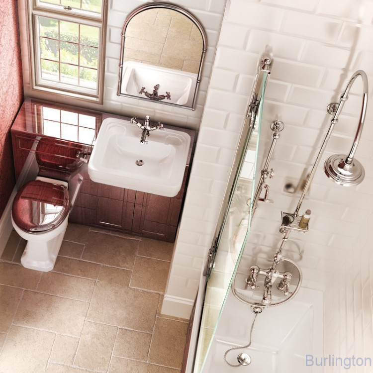 Полувстраиваемая раковина на 1 или 2 отверстия [B12]