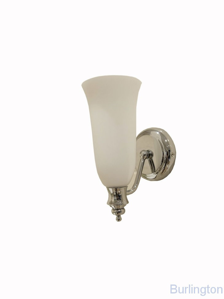 Светильник с плафоном из матового стекла [1619/BL54 CHR]