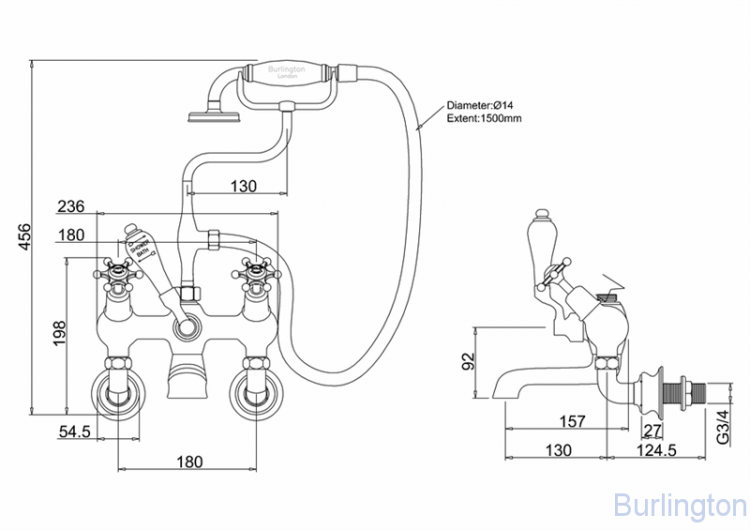 Смеситель для ванны