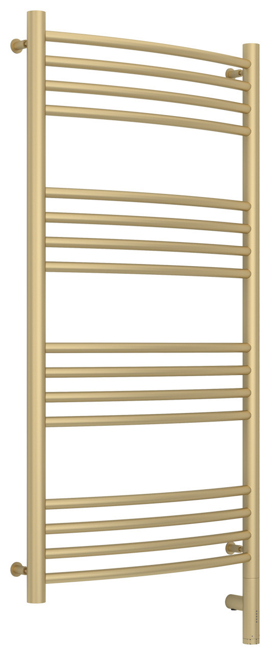 Полотенцесушитель электрический Сунержа Богема 3.0 выгнутая 1000х500 МЭМ правый Матовая шампань