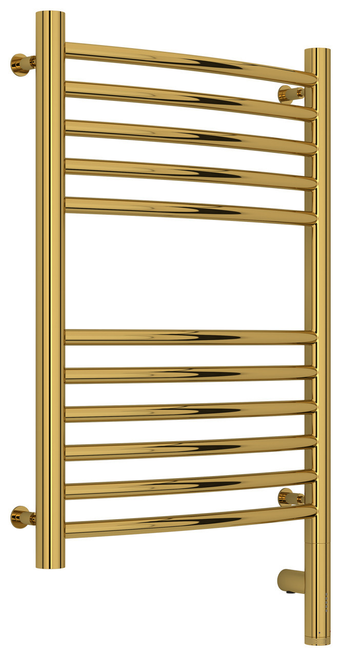 Полотенцесушитель электрический Сунержа Богема 3.0 выгнутая 600х400 МЭМ правый Золото