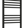 Полотенцесушитель электрический Сунержа Богема с полкой 3.0 1000х400 / МЭМ правый Матовый чёрный