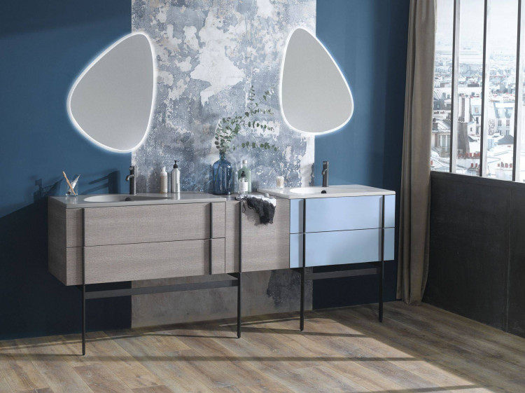 Мебель 120 см для раковины-столешницы 120 cм, ореховое дерево Jacob Delafon NOUVELLE VAGUE EB3035-E16