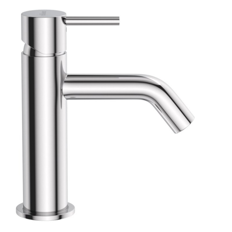 Смеситель для раковины однорычажный, с тонкой ручкой без донного клапана Cezares LEAF-LSM2-L-01-W0