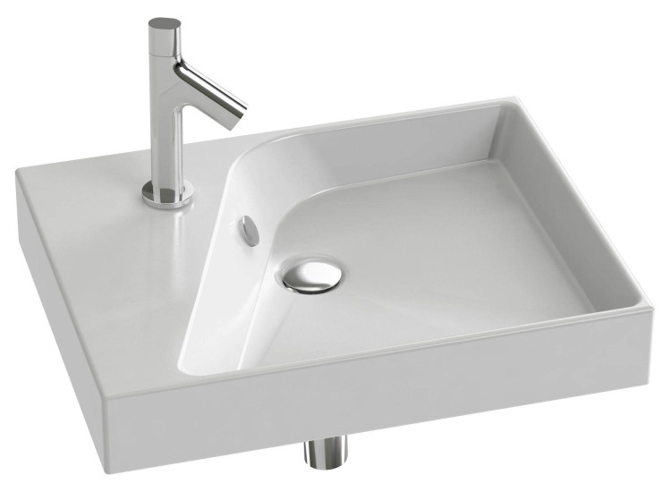 Подвесная раковина-столешница 60 х 46 см Jacob Delafon RYTHMIKEXQ112-00