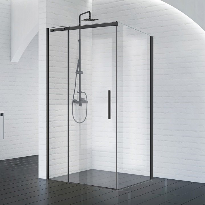 Душевой уголок BELBAGNO ACQUA-AH-1 BelBagno ACQUA-AH-1-120/90-C-NERO