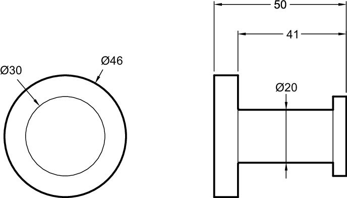 Крючок. Jacob Delafon EO E77826-CP