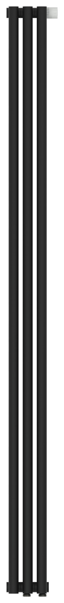 Отопительный радиатор Сунержа Эстет-1 EU50 правый 1800х135 3 секции Тёмный титан муар