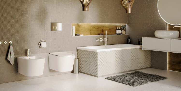 Унитаз подвесной безободковый Aquatek БЕТТА AQ1253W-00 530*360*345 мм, горизонтальный выпуск, тонкое сиденье с механизмом плавного закрывания, крепеж