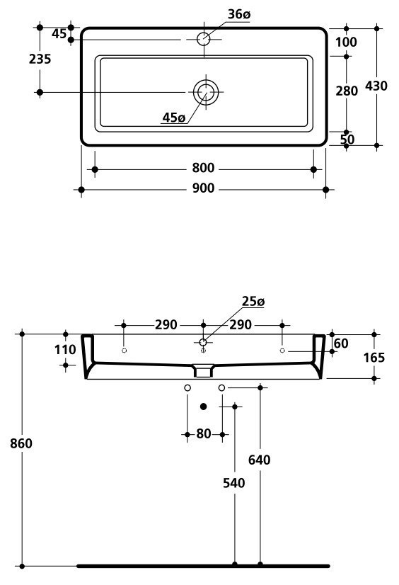Раковина Kerasan Ego 3251
