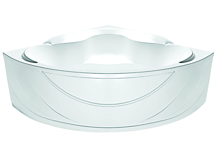 Ванна акриловая угловая 1Marka LUXE 155х155