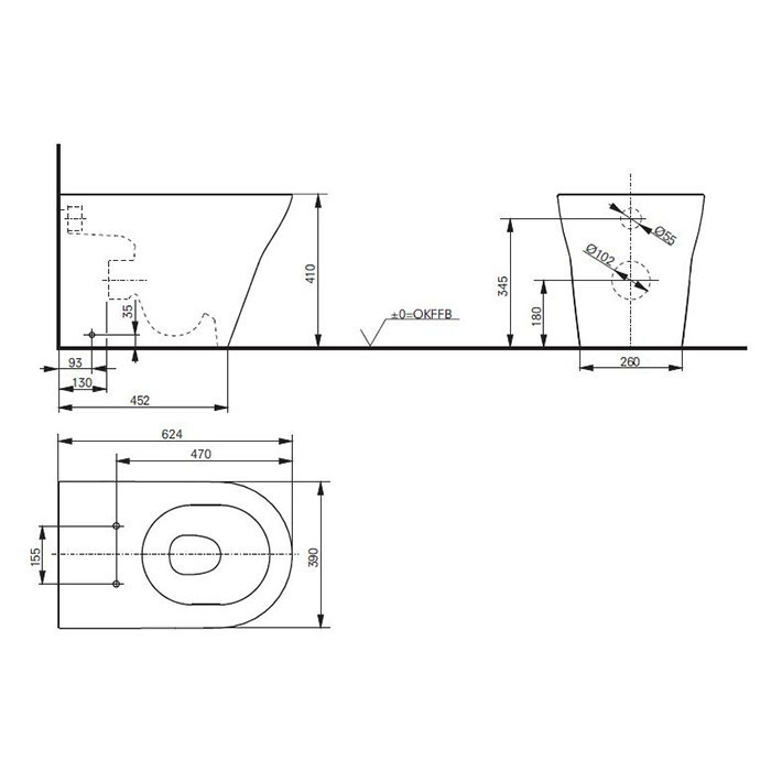 Унитаз Toto MH series CW163Y#XW