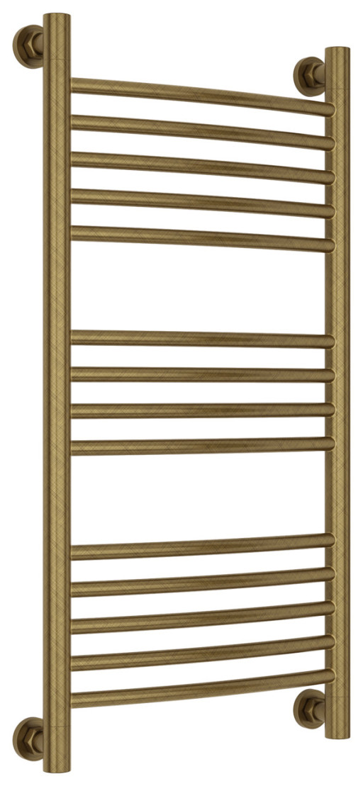 Полотенцесушитель водяной Сунержа Богема+ выгнутая 800х400 Состаренная бронза