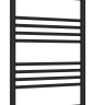 Полотенцесушитель водяной Сунержа Богема с полкой+ 1000х500 Матовый чёрный