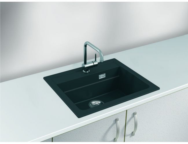 Мойка ALVEUS GRANITAL ATROX 30 CARBON - G91 590 X 500 1X в комплекте с сифоном 1132823,