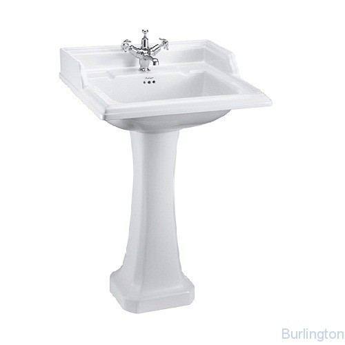 Классическая раковина на 1 или 2 отверстия с пьедесталом Regal