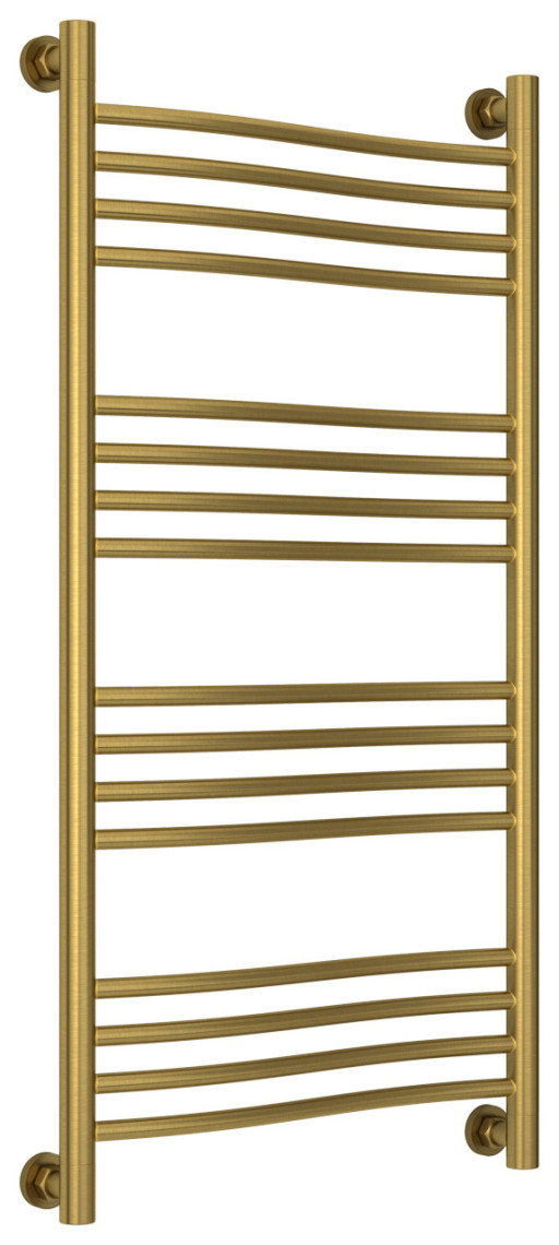 Полотенцесушитель водяной Сунержа Флюид+ 1000х500 Состаренная латунь
