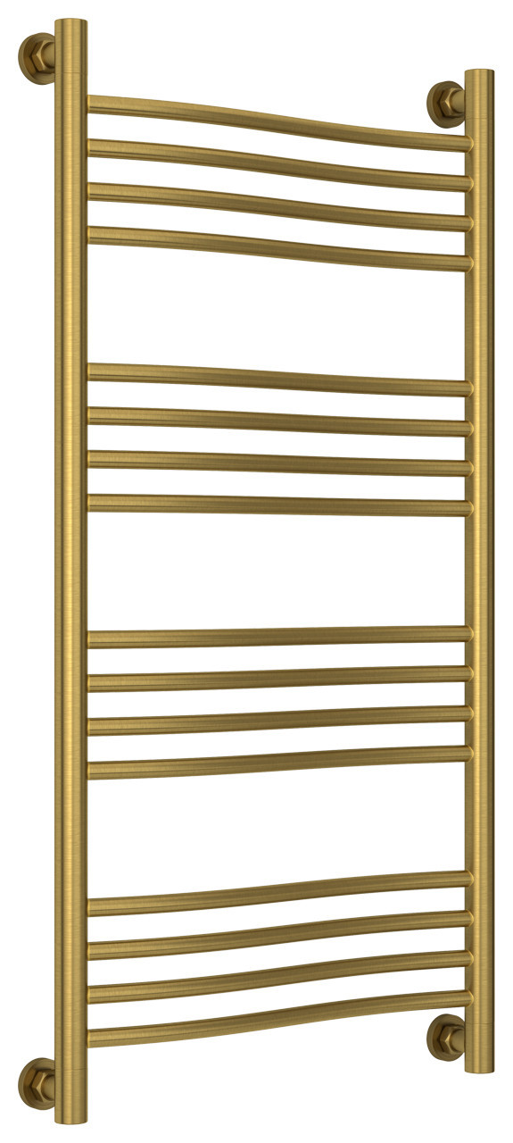 Полотенцесушитель водяной Сунержа Флюид+ 1000х500 Состаренная латунь