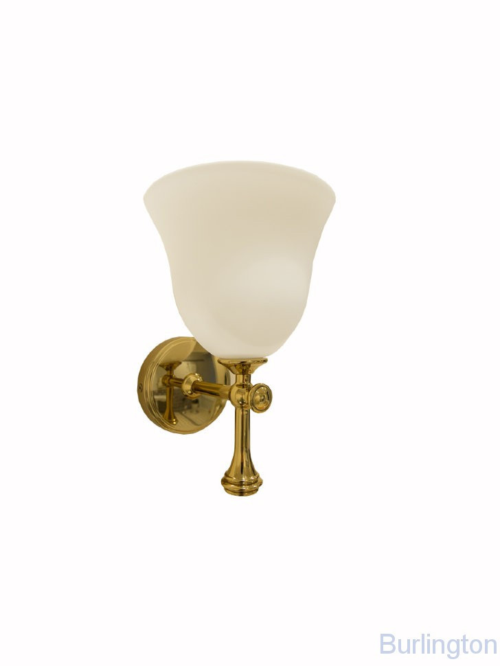 Светильник с плафоном из матового стекла, золото [1617-G/BL55 GOL]