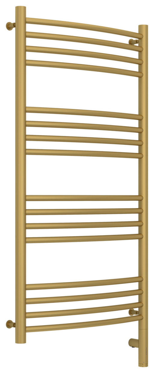 Полотенцесушитель электрический Сунержа Богема 3.0 выгнутая 1000х500 МЭМ правый Матовое золото