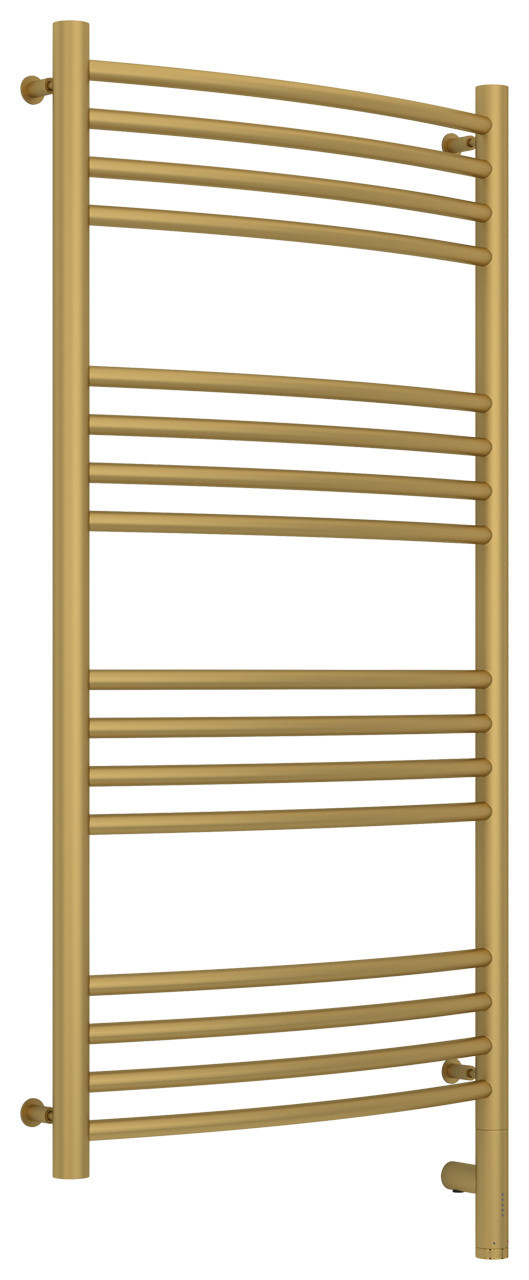 Полотенцесушитель электрический Сунержа Богема 3.0 выгнутая 1000х500 МЭМ правый Матовое золото