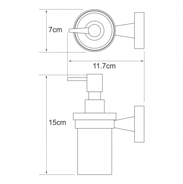 WasserKRAFT Isen K-4099 Дозатор для жидкого мыла