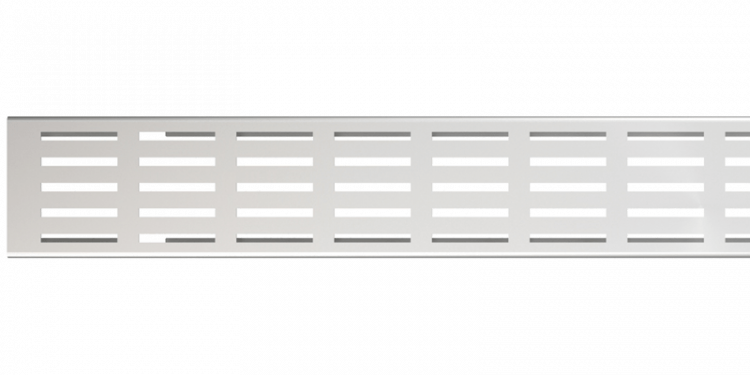 Решетка для дренажного желоба 100 мм, нержавеющая сталь Alcadrain ADZ-R321