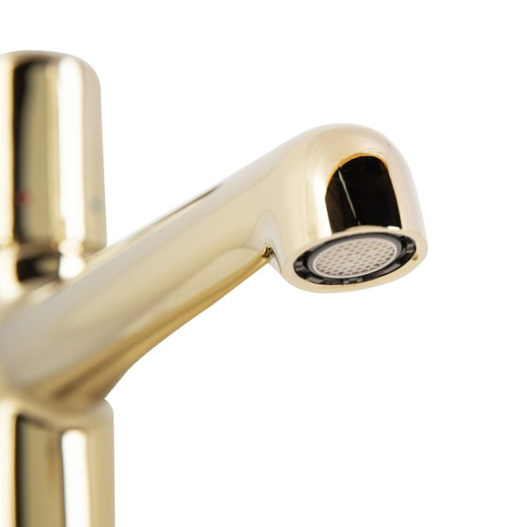 Смеситель для раковины с донным клапаном BelBagno UNO-LVM-ORO