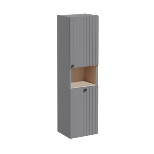 Пенал Root Groove 40 см, правосторонний, матовый серый