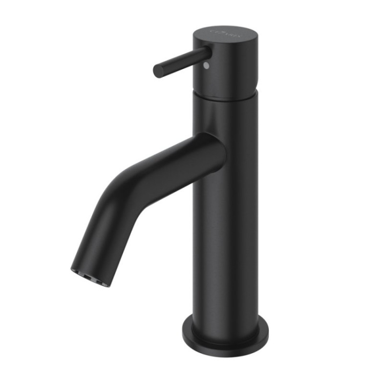 Смеситель для раковины однорычажный, с тонкой ручкой, с донным клапаном Cezares LEAF-LSM2-L-BIO