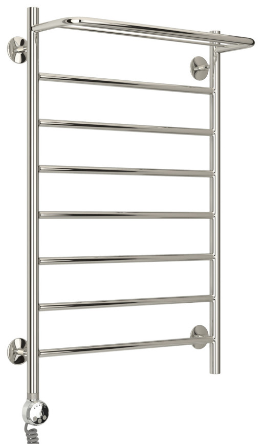 Полотенцесушитель электрический Стилье Формат 20 ТЛ 800х500 (Полка + 7) П16 Без покрытия