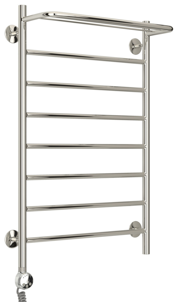 Полотенцесушитель электрический Стилье Формат 20 ТЛ 800х500 (Полка + 7) П16 Без покрытия