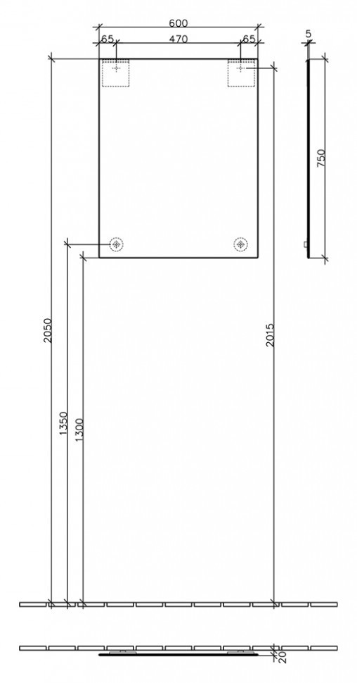 Зеркало Villeroy&Boch More to See 60