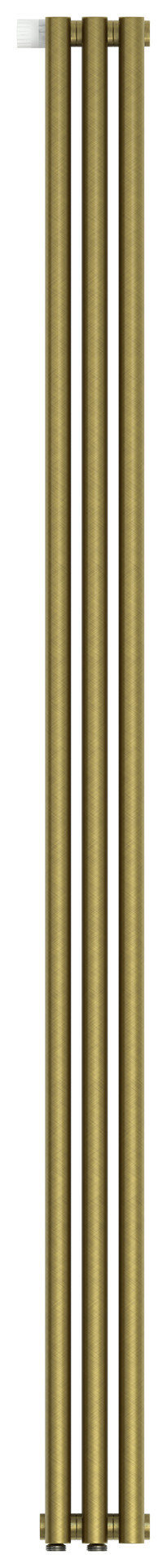 Отопительный радиатор Сунержа Эстет-1 EU50 левый 1800х135 3 секции Состаренная бронза