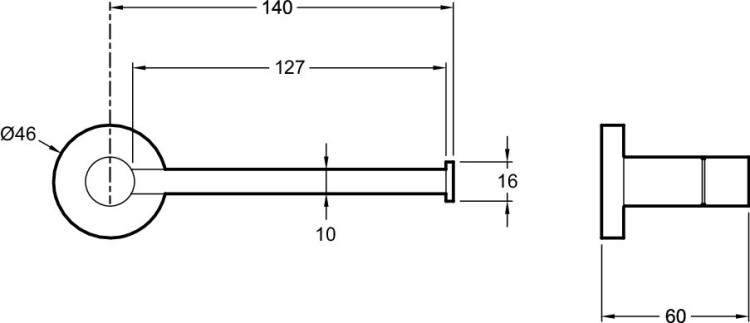 Держатель для бумаги. Jacob Delafon EO E77824-CP