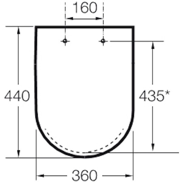 Крышка-сиденье для унитаза Roca Hall 80162C004