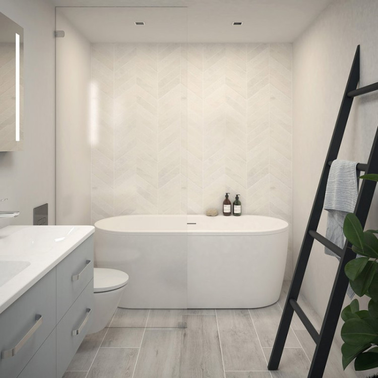 Акриловая ванна отдельно стоящая, чёрная фронтальная панель, белая чаша Cezares SLIM CENTRAL-180-80-60-NERO-SET