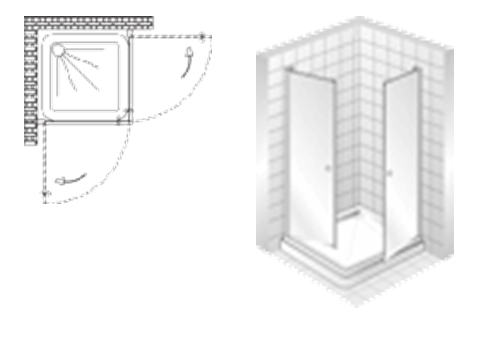 Душевой уголок Vegas Eolo A 90