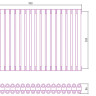 Отопительный радиатор Сунержа Эстет-00 500х900 20 секций Матовый чёрный