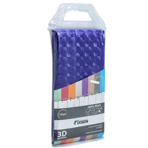 Штора для ванны Fixsen FX-3003С 180х180