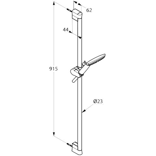Душевой гарнитур Kludi Freshline 6784005-00