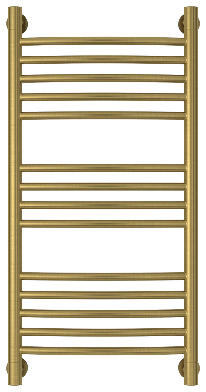 Полотенцесушитель водяной Сунержа Богема+ выгнутая 800х400 Состаренная латунь